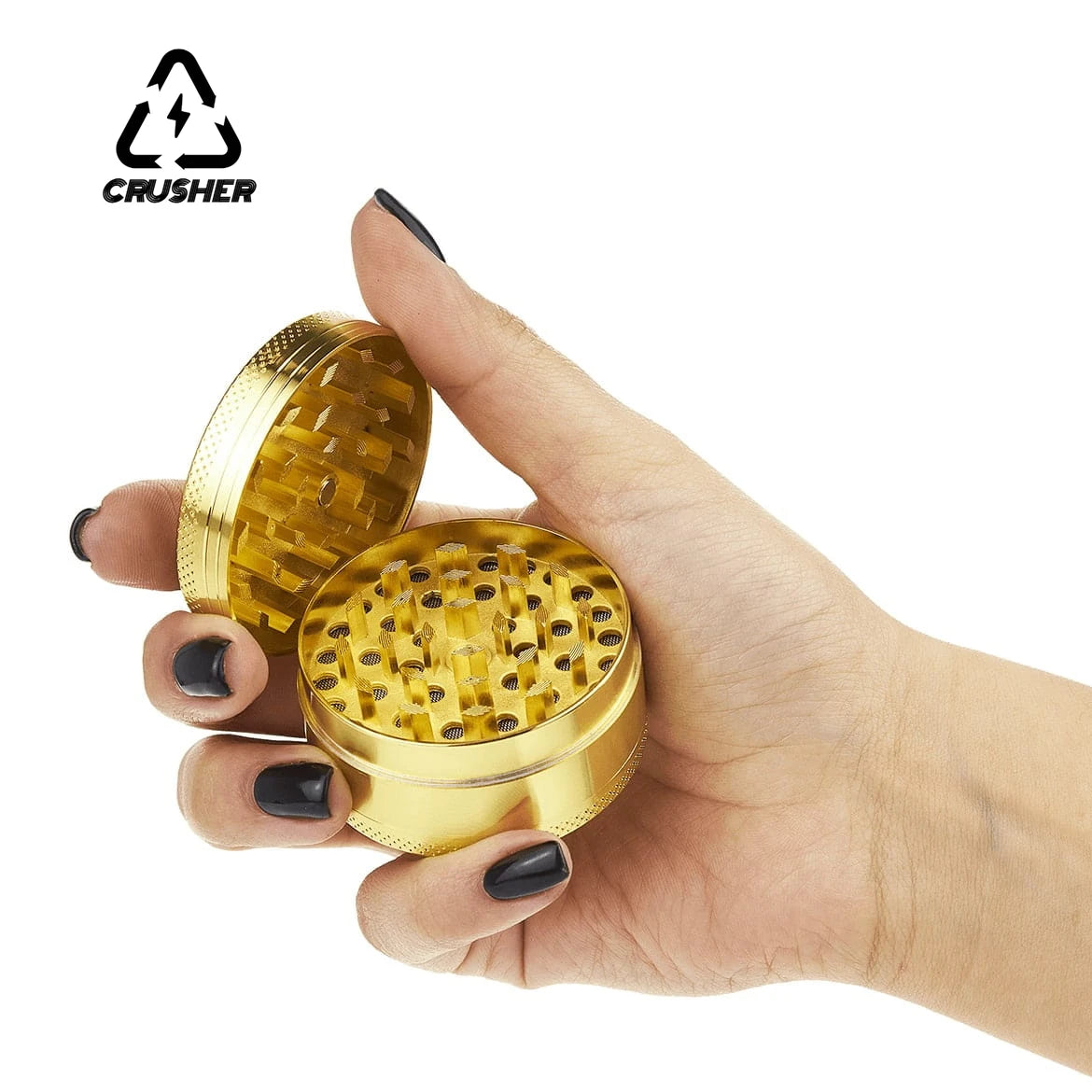 40mm 4-Layer Zinc Alloy Herbal Herb Tobacco Grinders for Smoking Metal Tobacco Cutting Pipe Accessories Tobacco Pipes Herb Mills