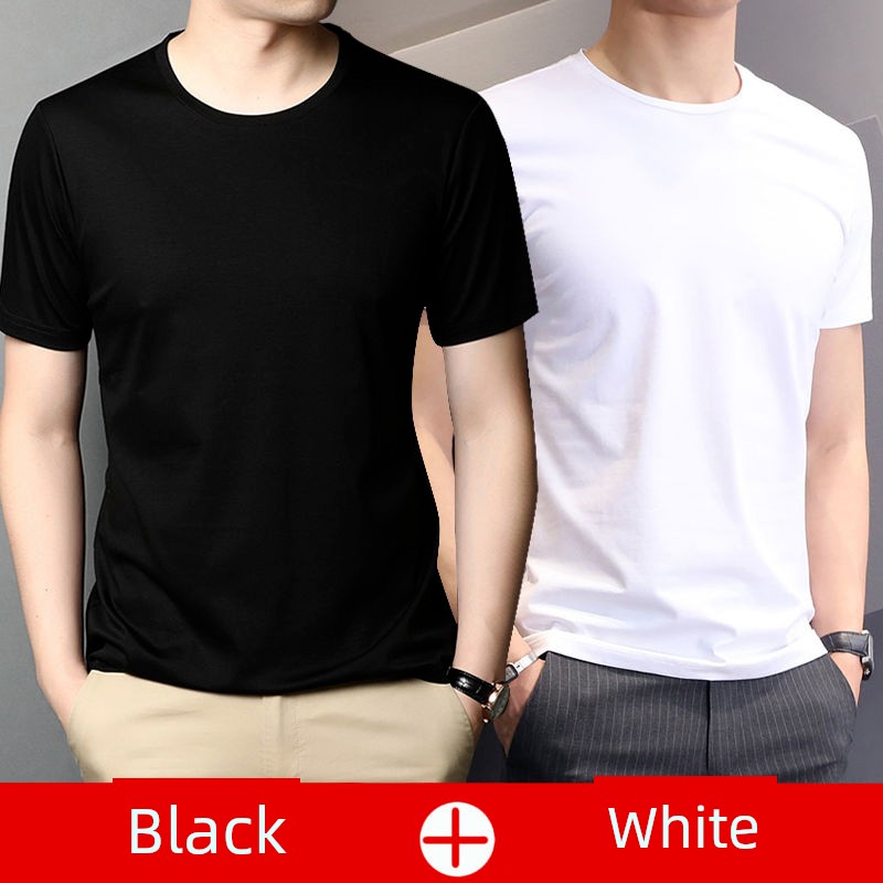 3-Piece Leak-Picking Youth Top Clothes round Neck Short Sleeve T-Shirt