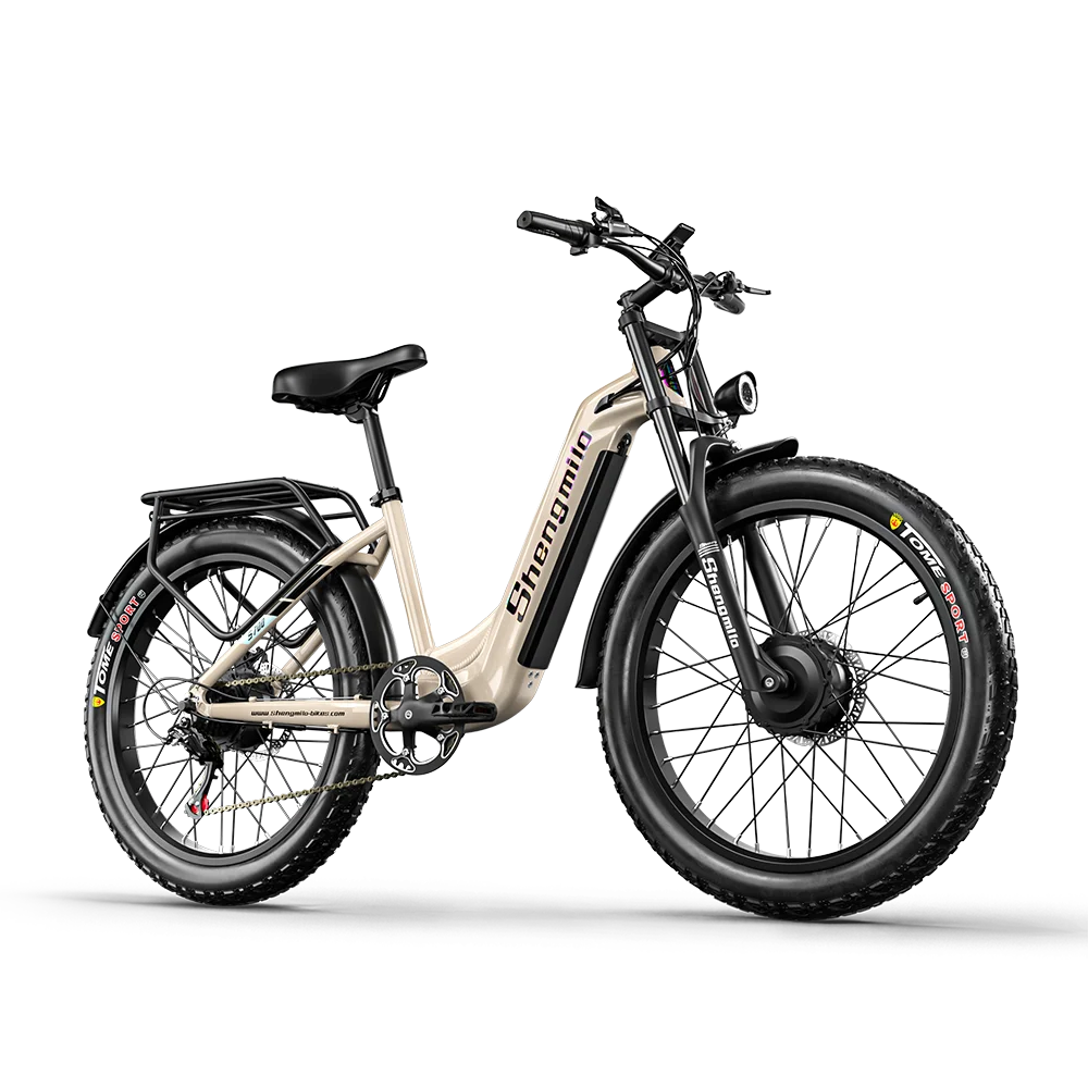 Shengmilo S700 Adults Electric Bike For Men 2000W Dual Motor Bicycle 48V 17.5AH Battery 26" Ebike Electric Mountain Moped