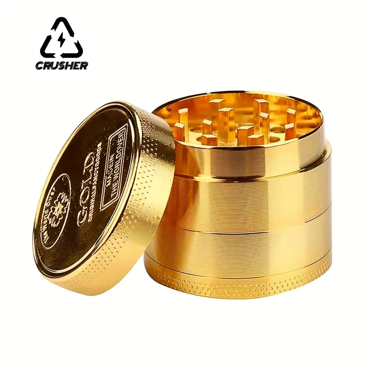 40mm 4-Layer Zinc Alloy Herbal Herb Tobacco Grinders for Smoking Metal Tobacco Cutting Pipe Accessories Tobacco Pipes Herb Mills